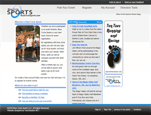 Tablet Screenshot of bluecirclesports.com